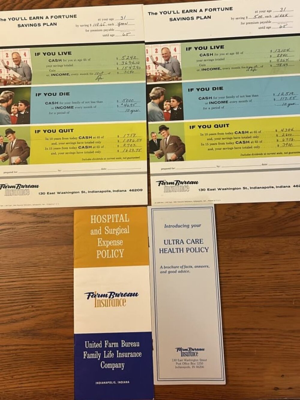 Vintage Farm Bureau Insurance Pamphlet